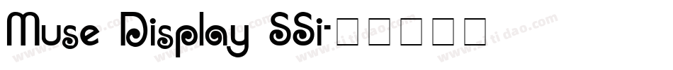 Muse Display SSi字体转换